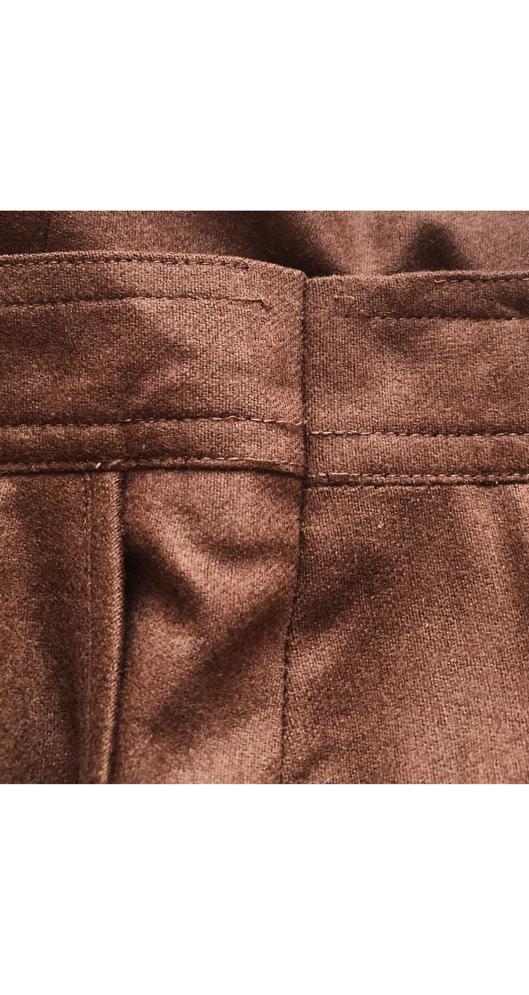 1980s Striped Brown Wool Three-Piece Outfit
