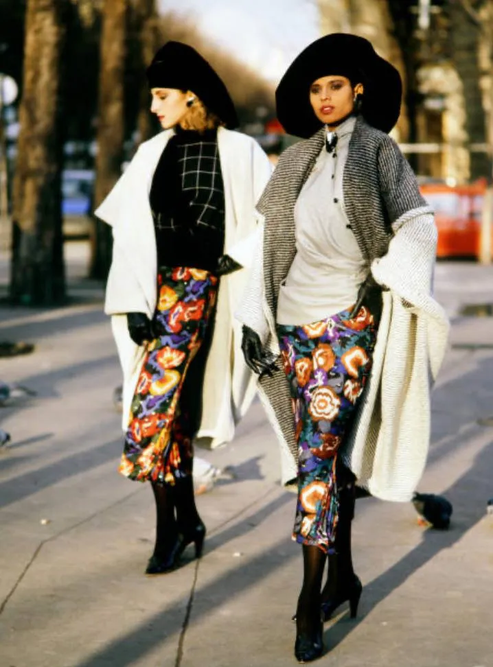 1986 Emanuel Ungaro Parallele Silk Asymmetric Jacket