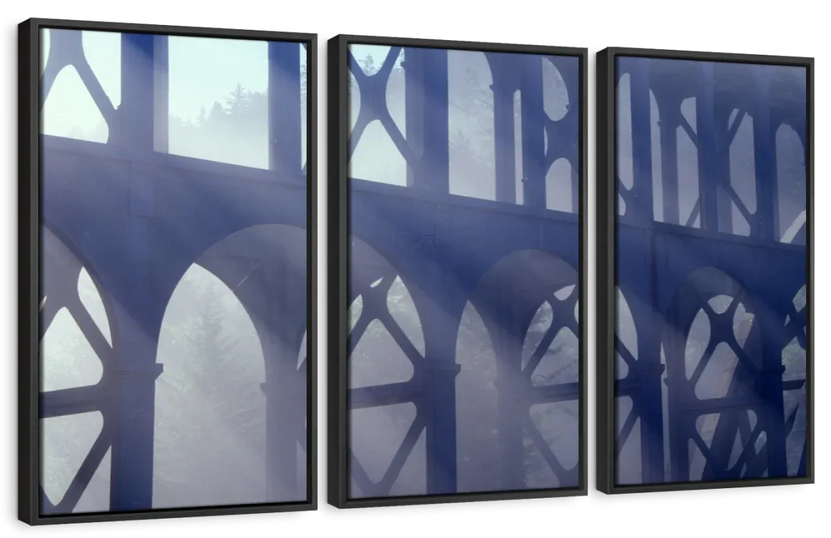 2000s Cape Creek Bridge Fog Wall Art