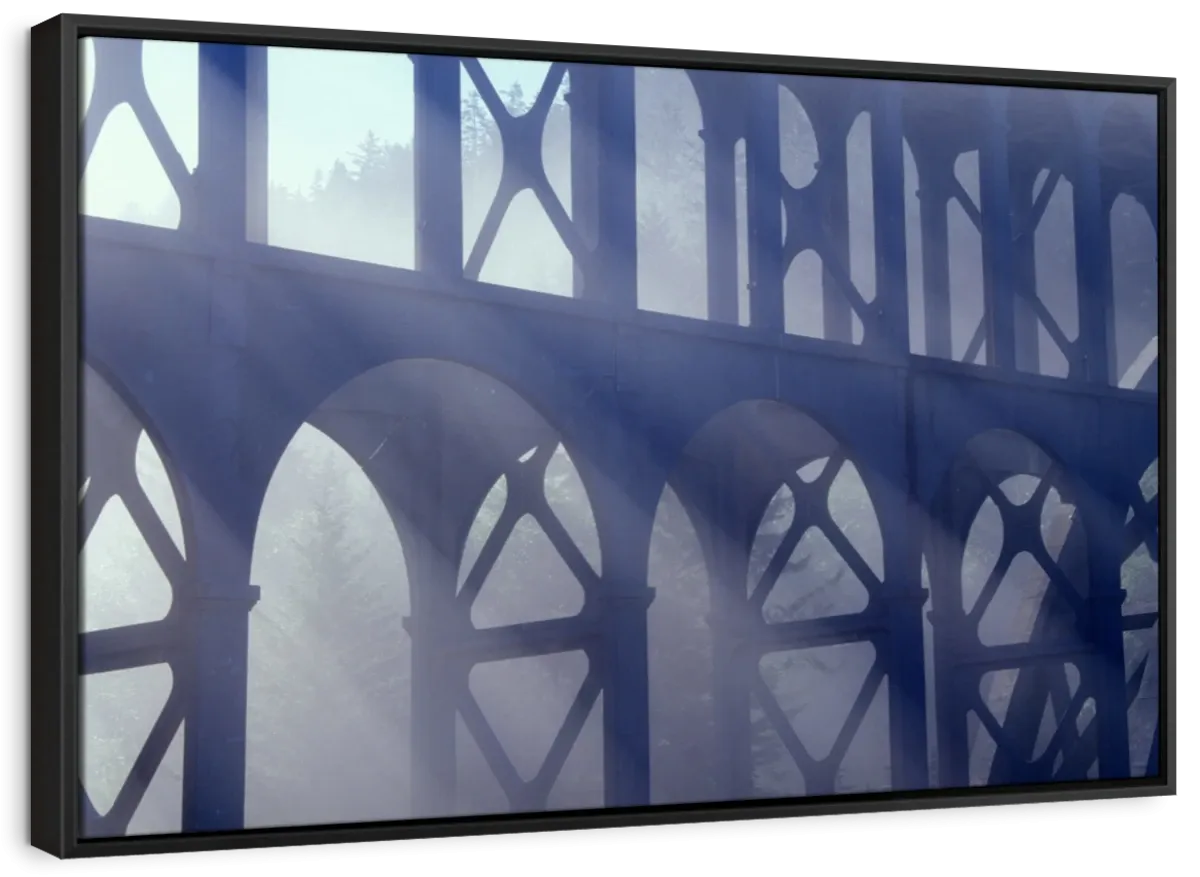 2000s Cape Creek Bridge Fog Wall Art