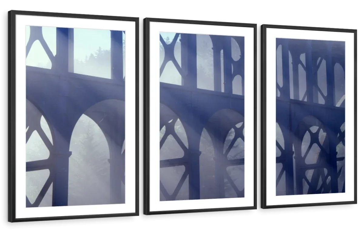 2000s Cape Creek Bridge Fog Wall Art