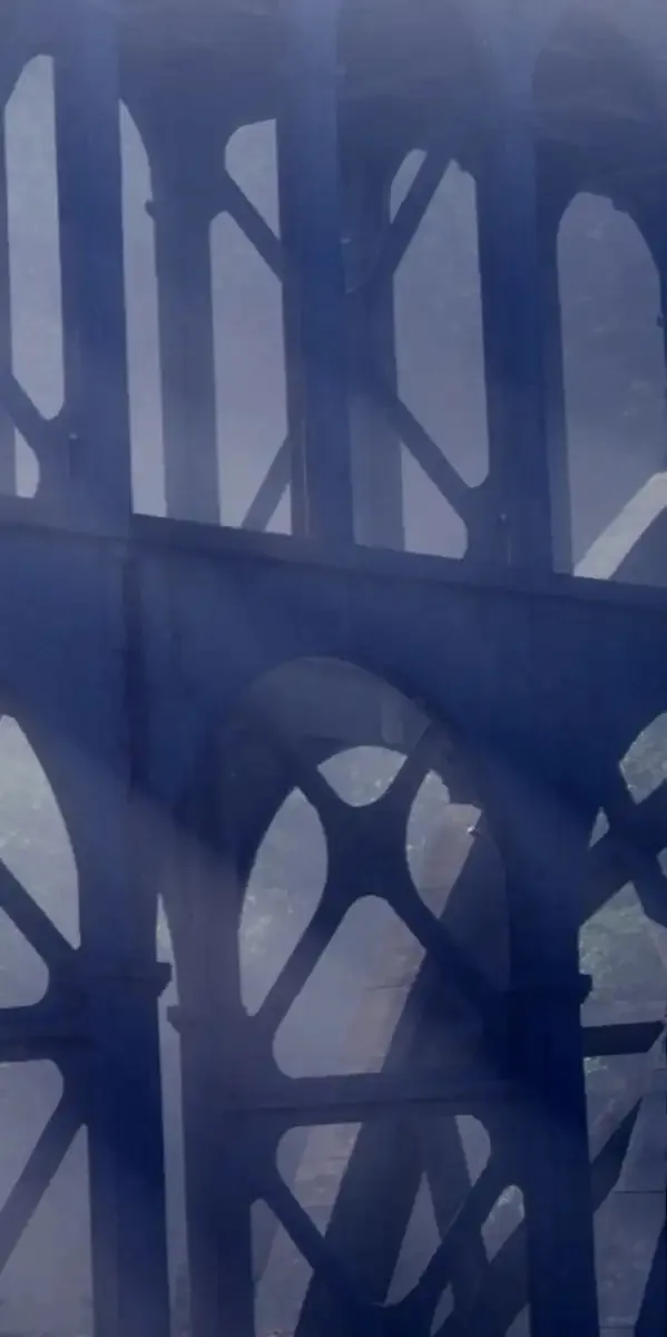 2000s Cape Creek Bridge Fog Wall Art