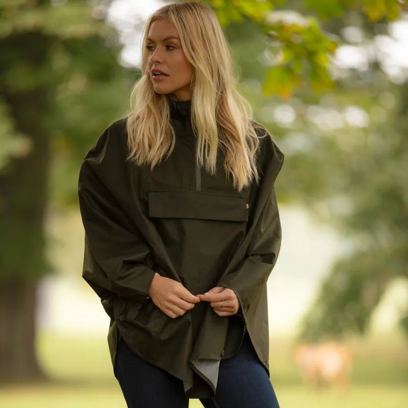 Alan Paine Fernley Ladies Waterproof Cape - Woodland
