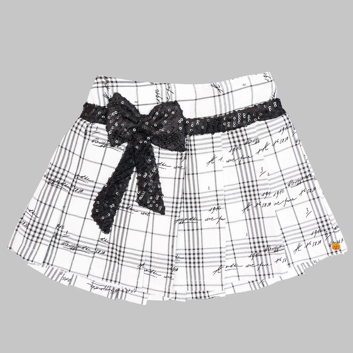 Black Skirt & Top for Girls