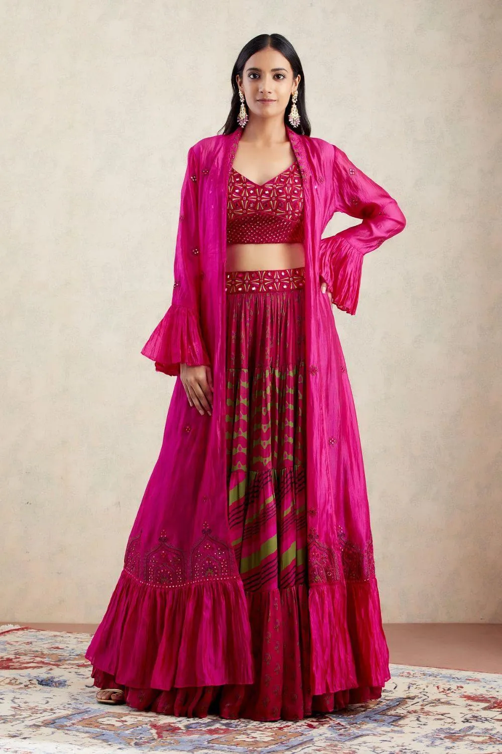 Cape with Skirt Set