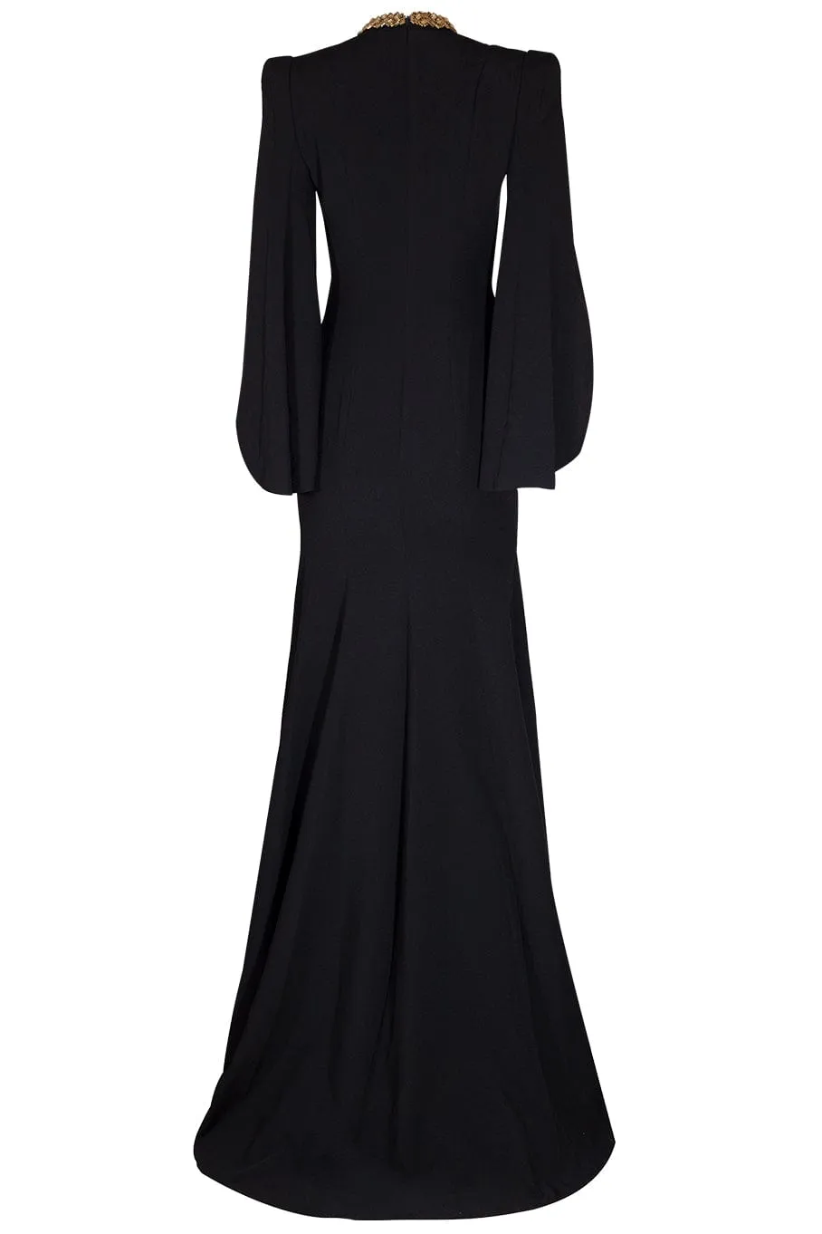 Cozumel Embelished Cape Gown