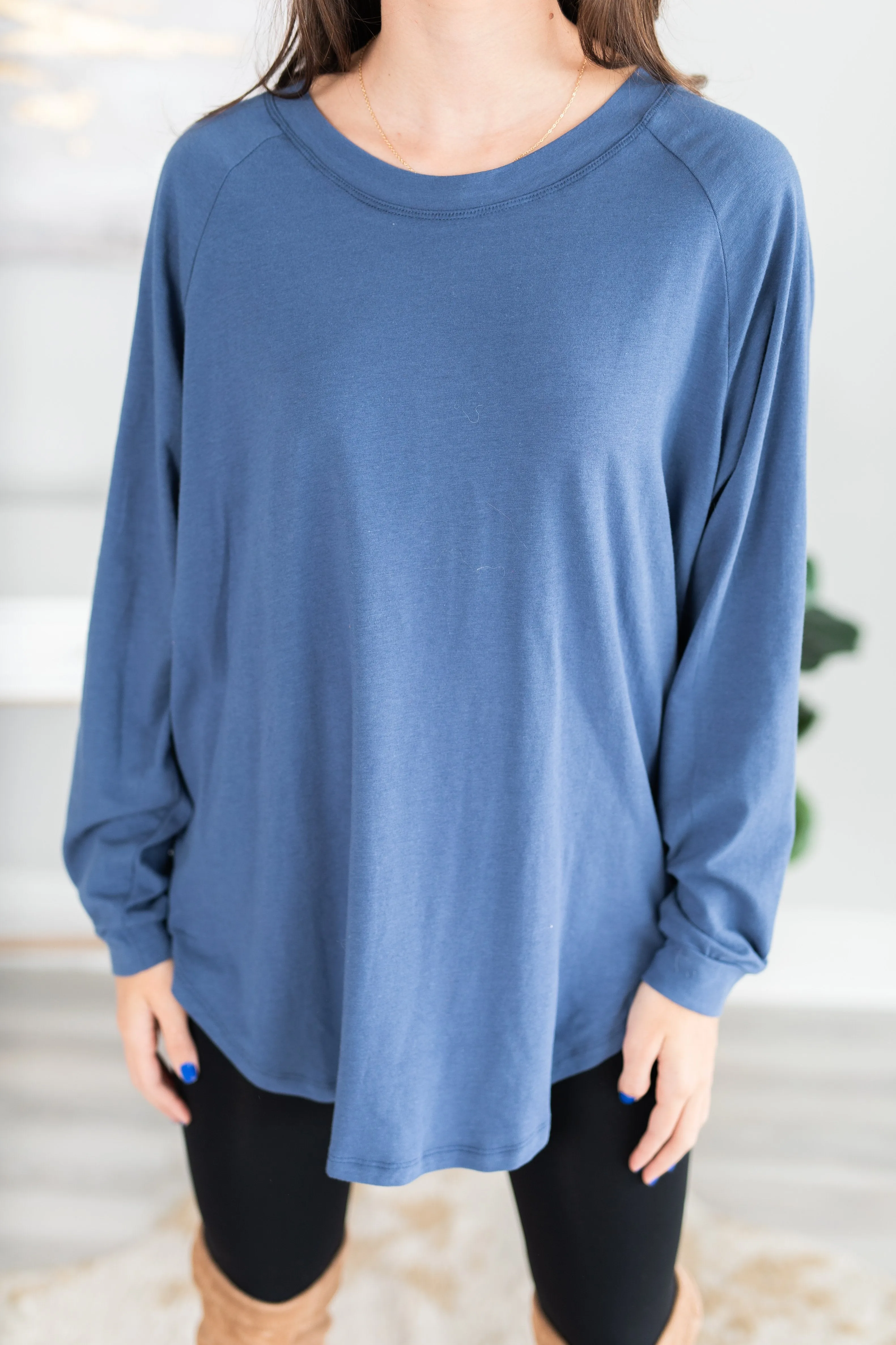 Easy Like Sunday Denim Blue Tunic