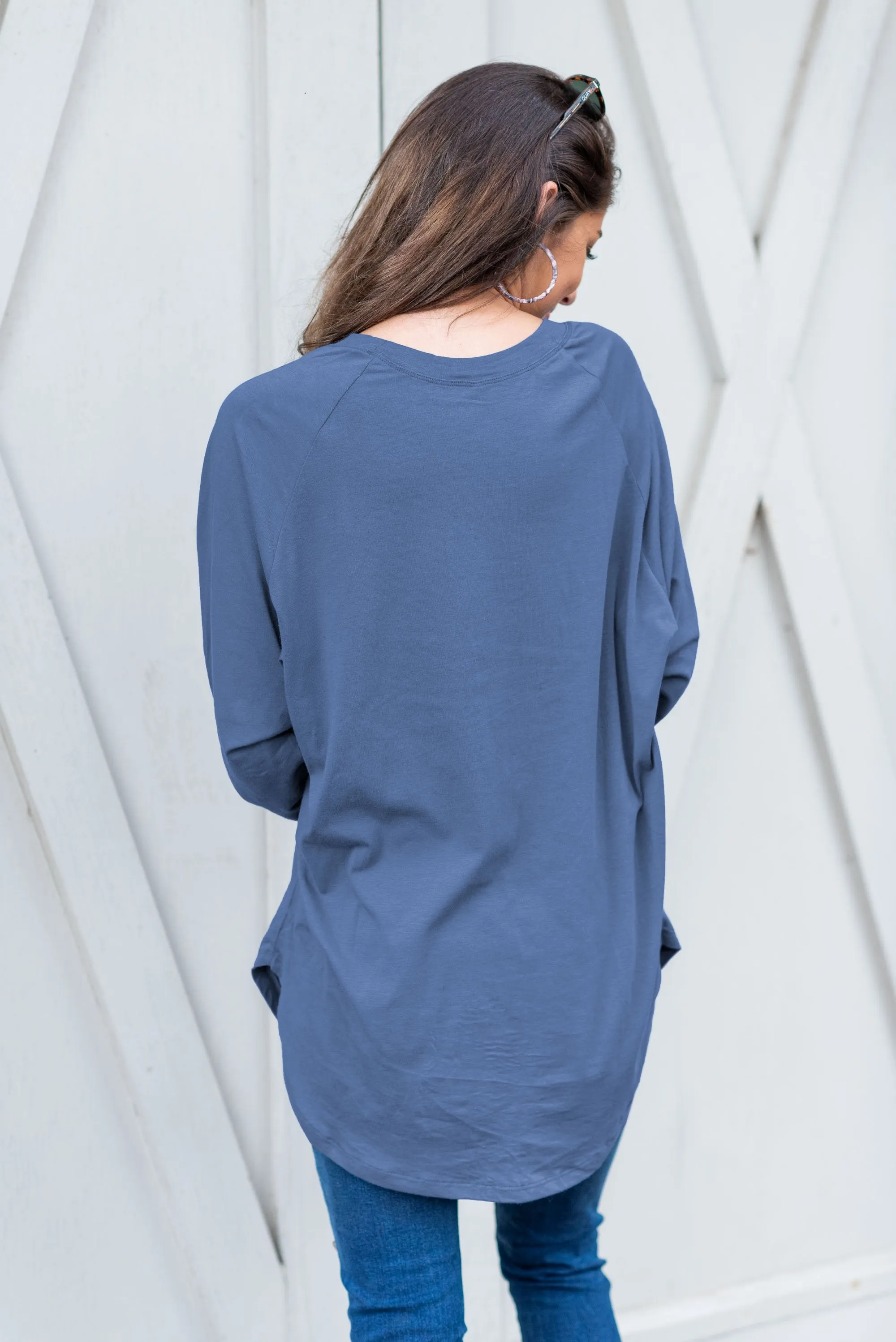 Easy Like Sunday Denim Blue Tunic