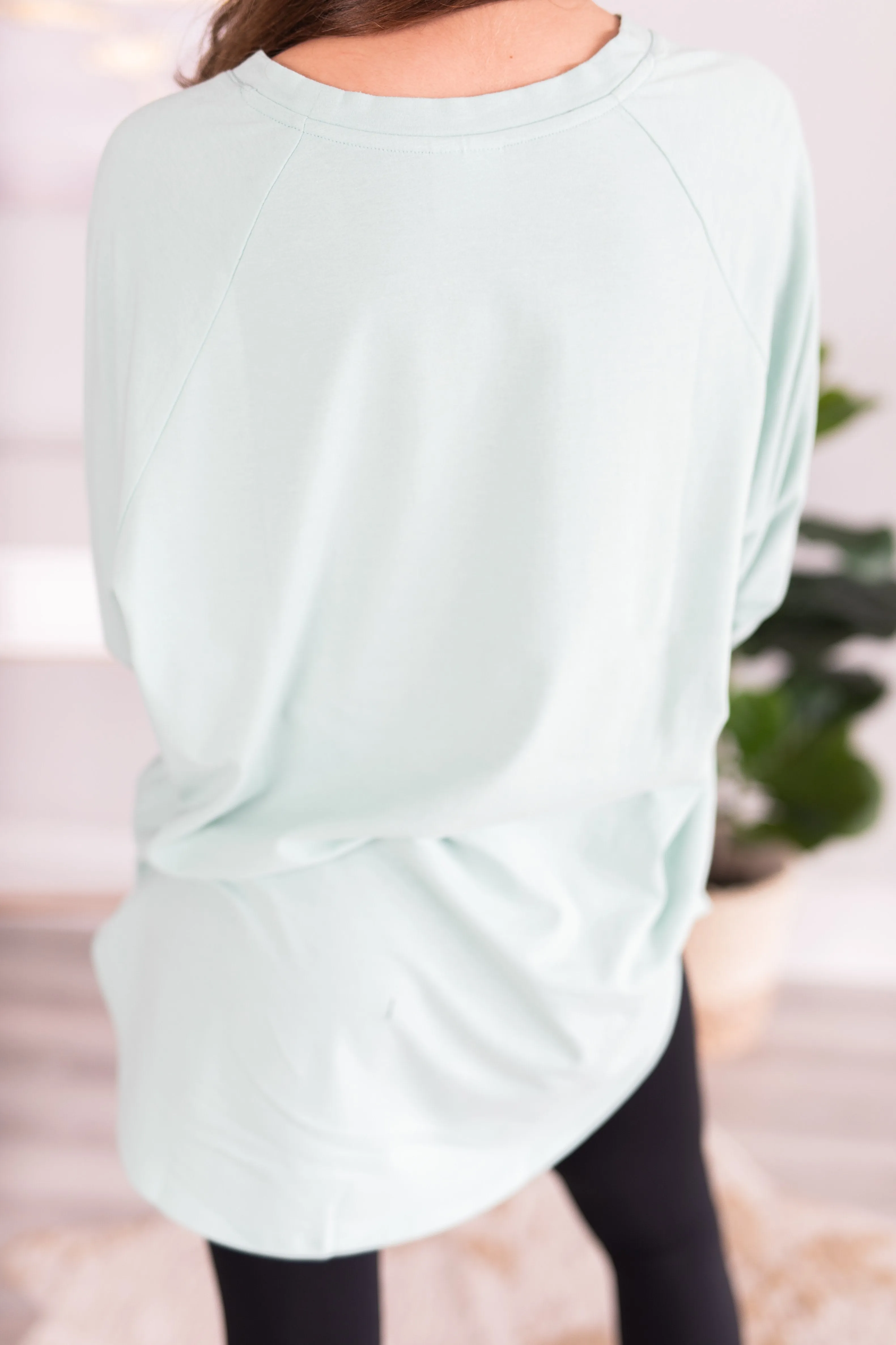 Easy Like Sunday Dusty Mint Green Tunic