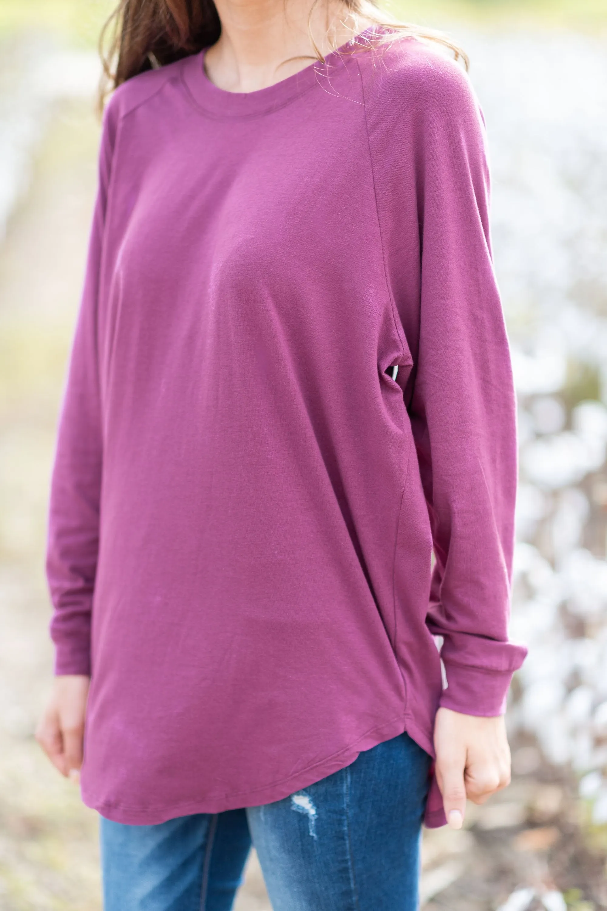 Easy Like Sunday Grape Purple Tunic
