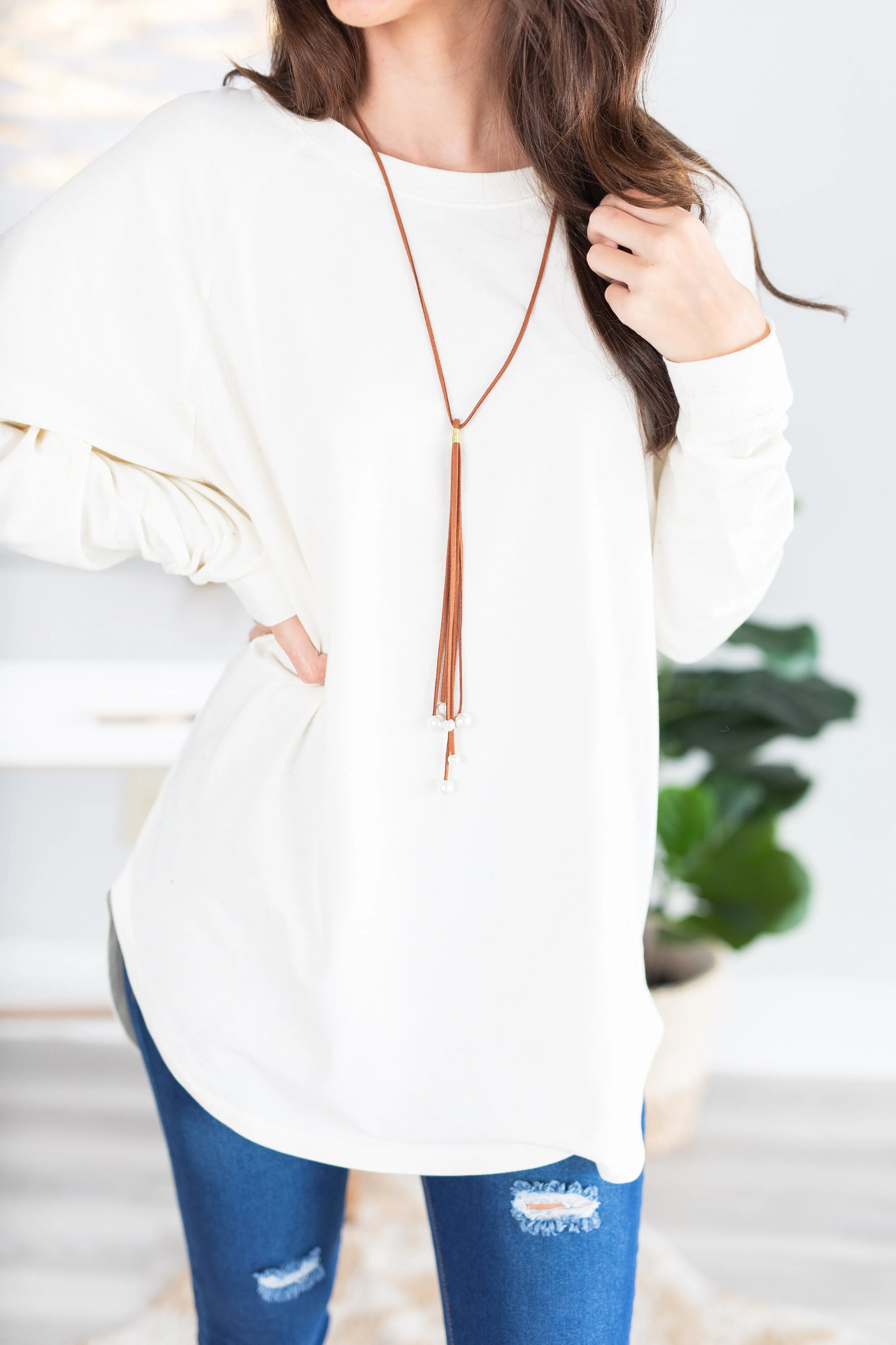 Easy Like Sunday Ivory White Tunic