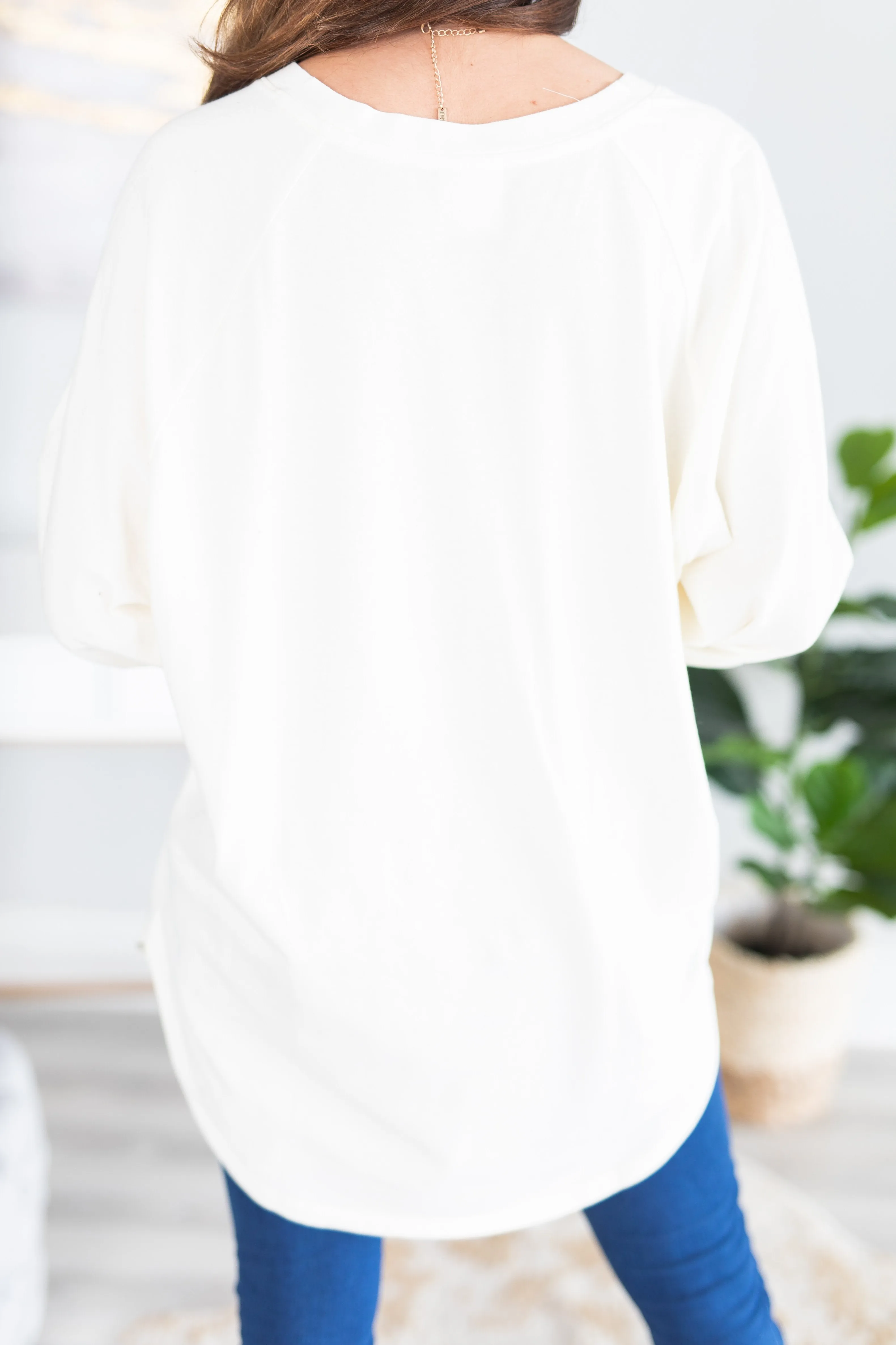 Easy Like Sunday Ivory White Tunic
