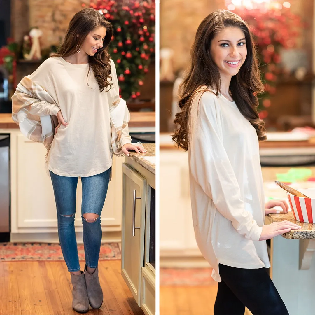 Easy Like Sunday Ivory White Tunic