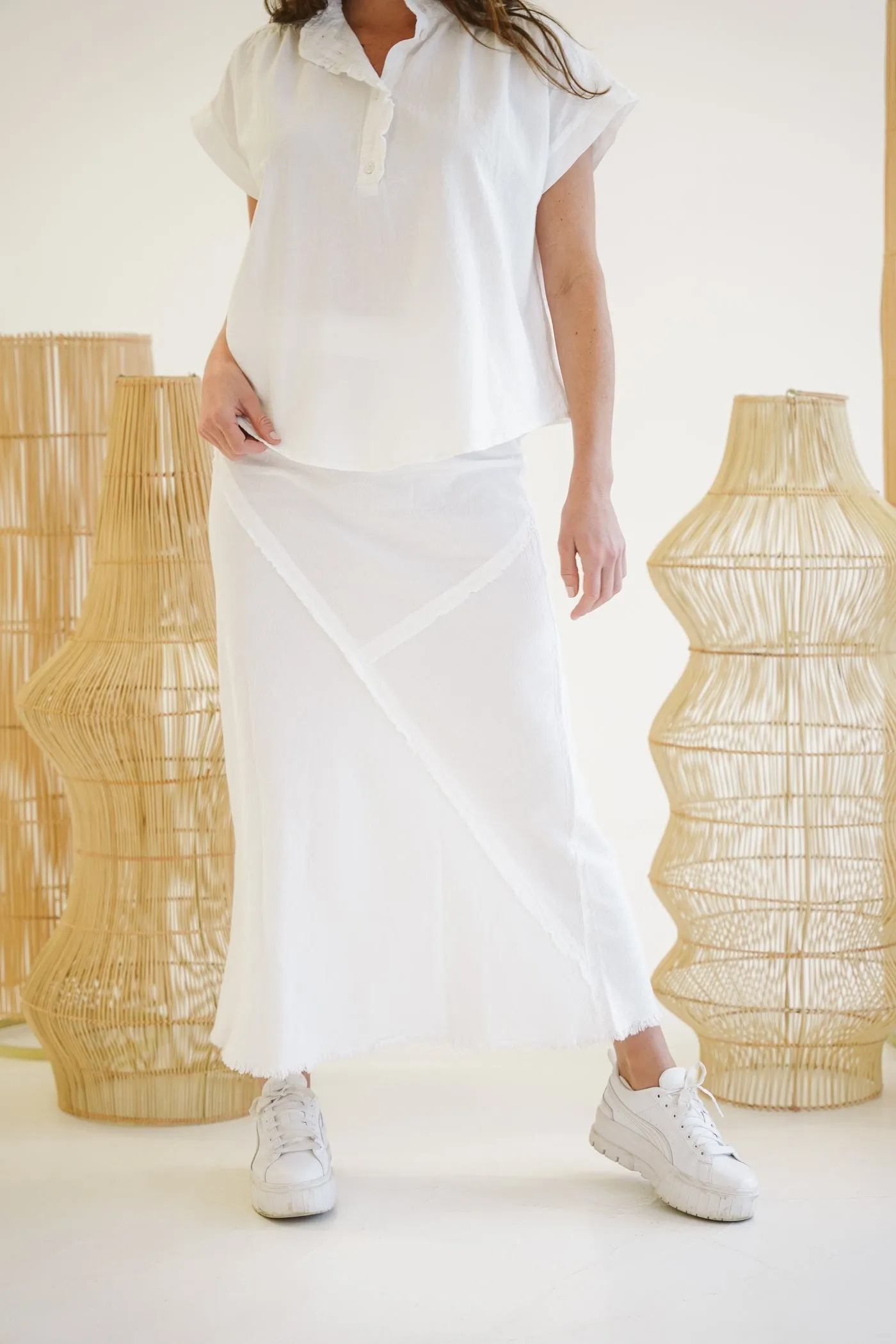 Estelle Cotton Bias Skirt