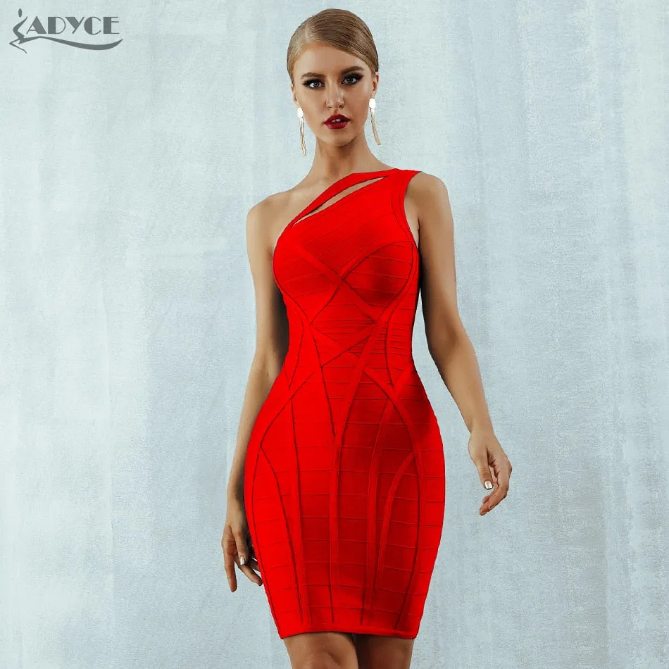 Firefly One Shoulder Bodycon Bandage Dress