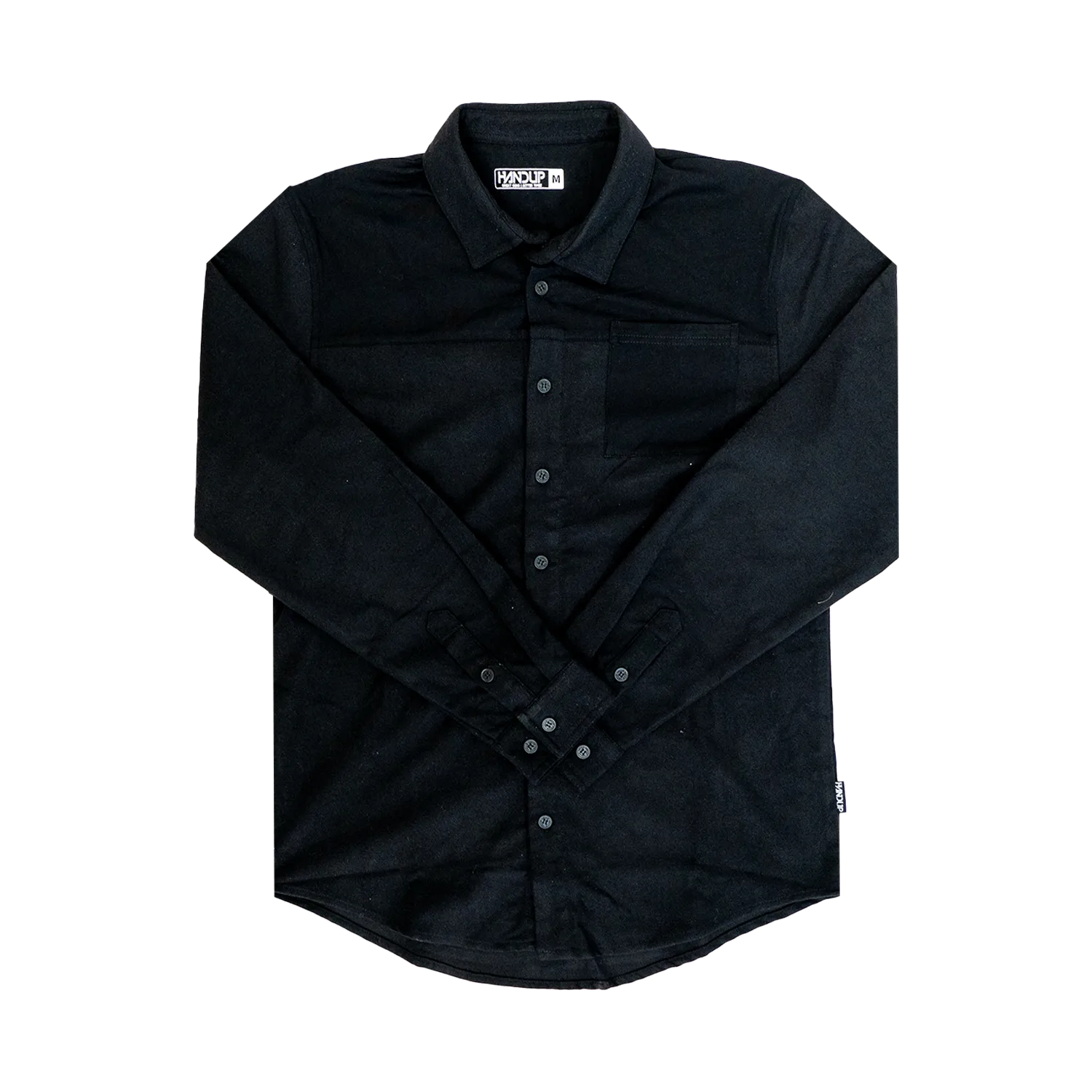 FlexTop Flannel - Solid Black