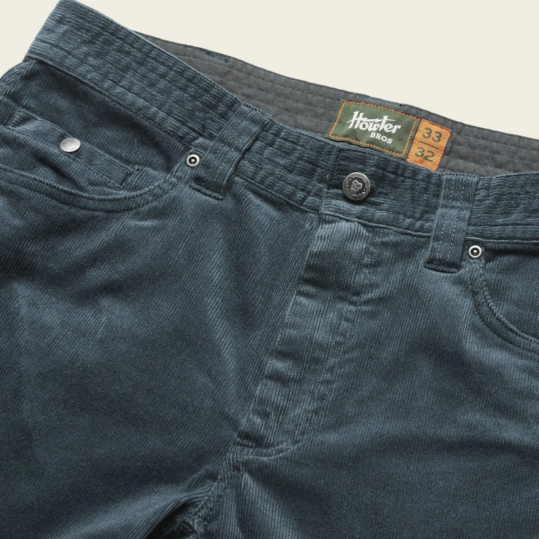 Frontside 5-Pocket Corduroy Pants - Dark Slate Blue