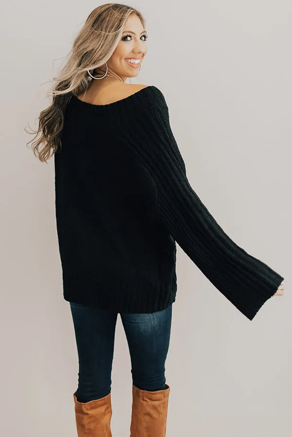 Frost And Frose' Shift Sweater In Black