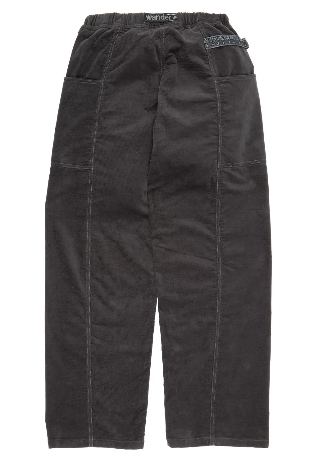 Gramicci x And Wander JQ Tape Corduroy Gadget Pant - CHARCOAL