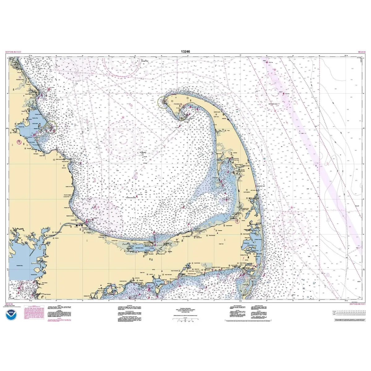 Historical NOAA Chart 13246: Cape Cod Bay