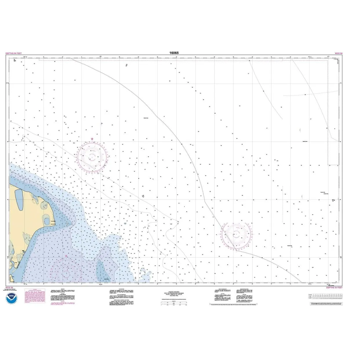 Historical NOAA Chart 16065: Cape Halkett and vicinity