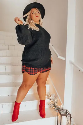 Holiday In The Hills Checkered Skirt Curves
