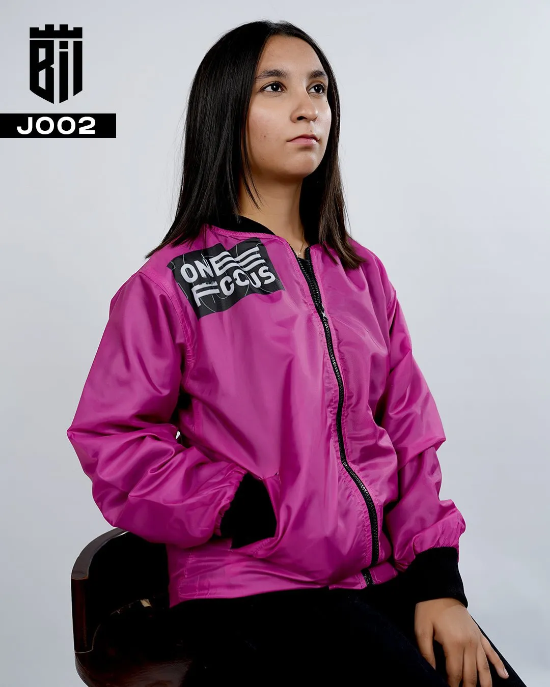 J002 City Chic Unisex All Over Printed Bomber Jacket