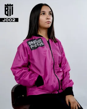 J002 City Chic Unisex All Over Printed Bomber Jacket