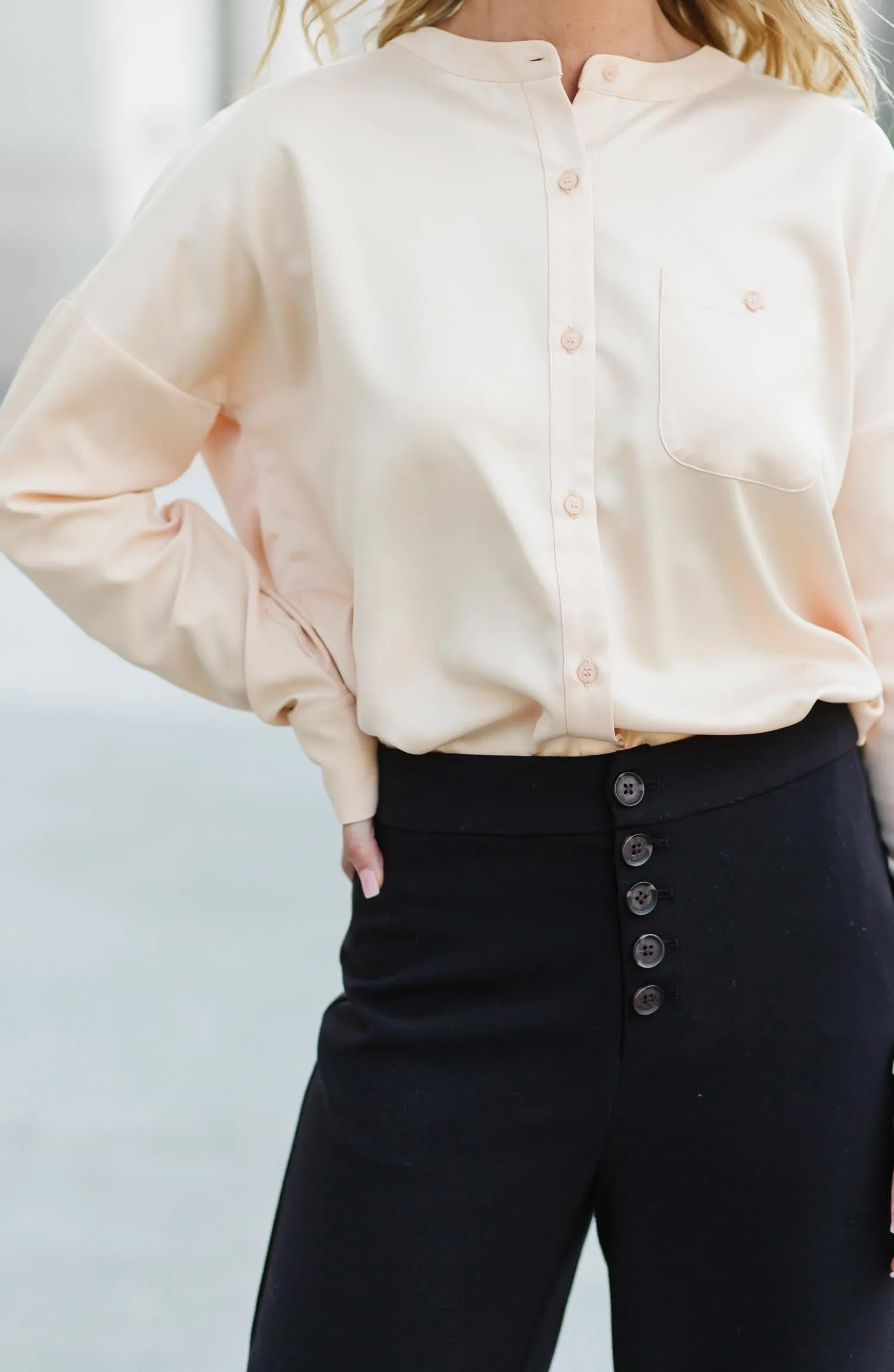 Kat Button Down Blouse FINAL SALE