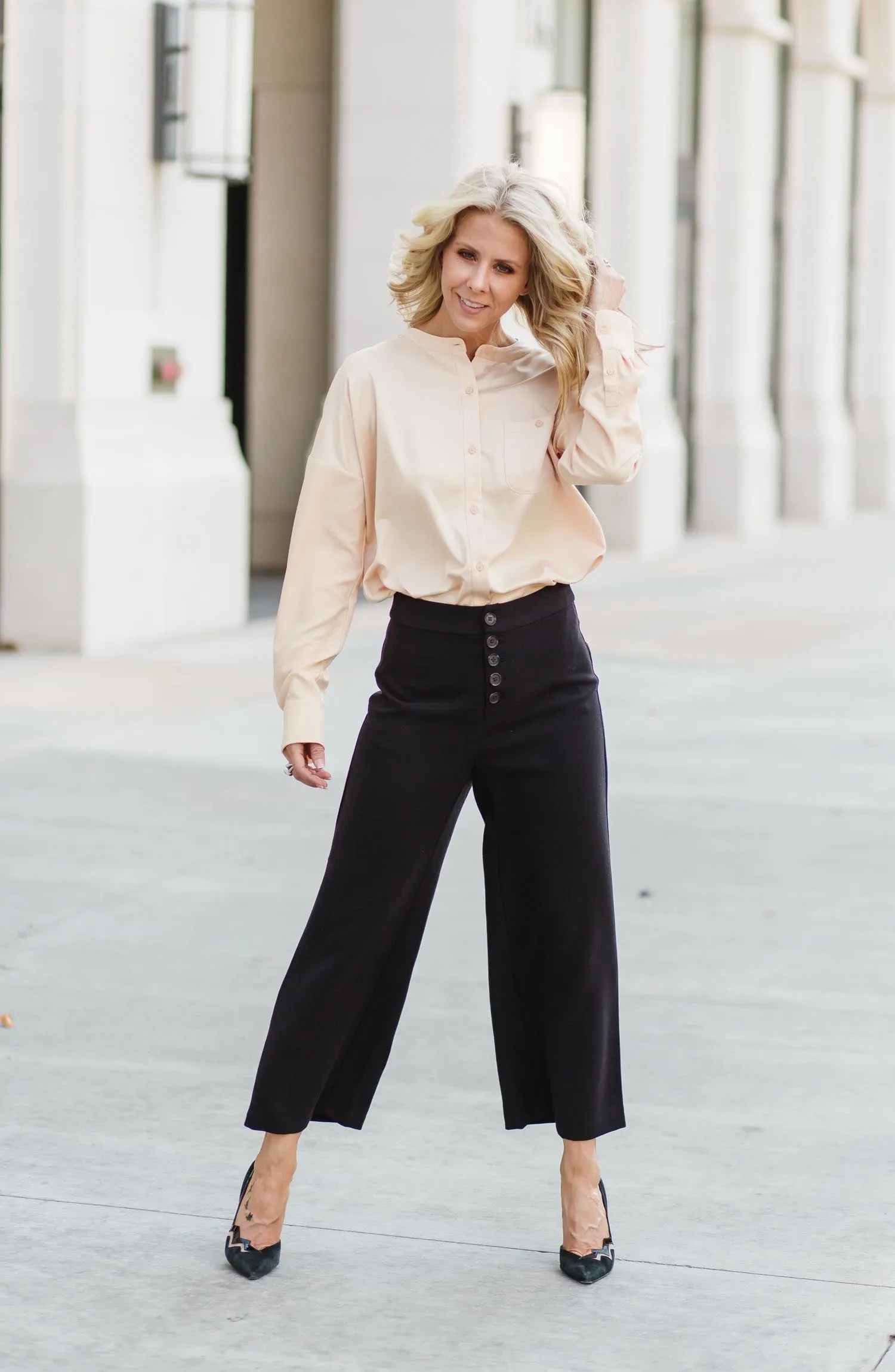 Kat Button Down Blouse FINAL SALE
