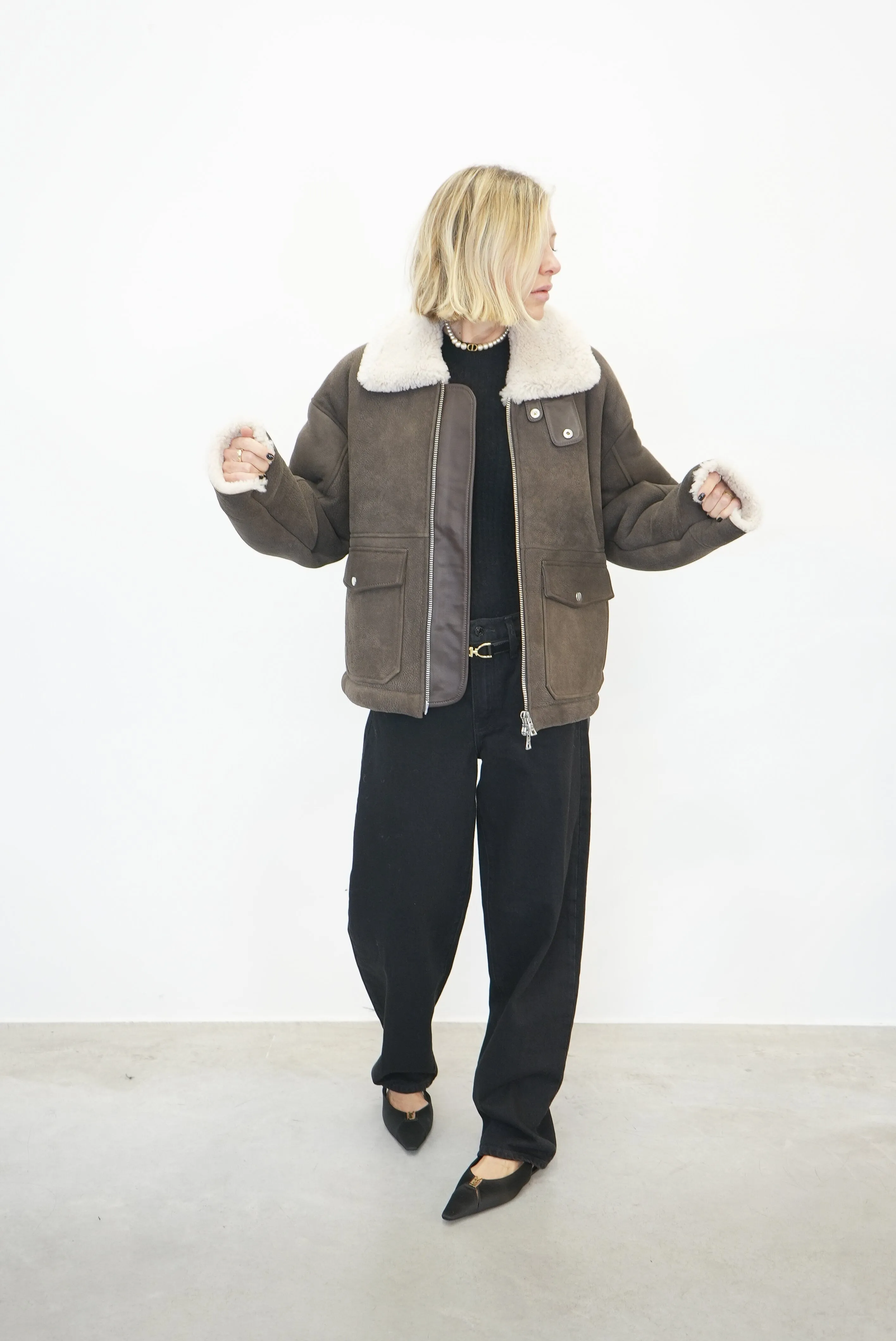 KOBE SHEARLING JACKET