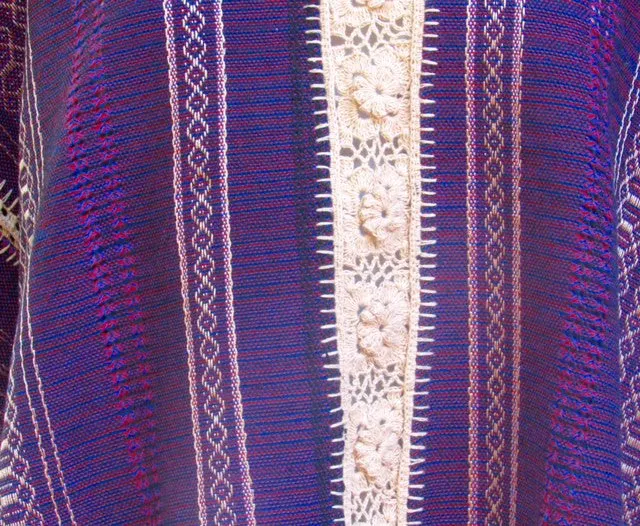 Mariposa Hand Woven Poncho Blouse