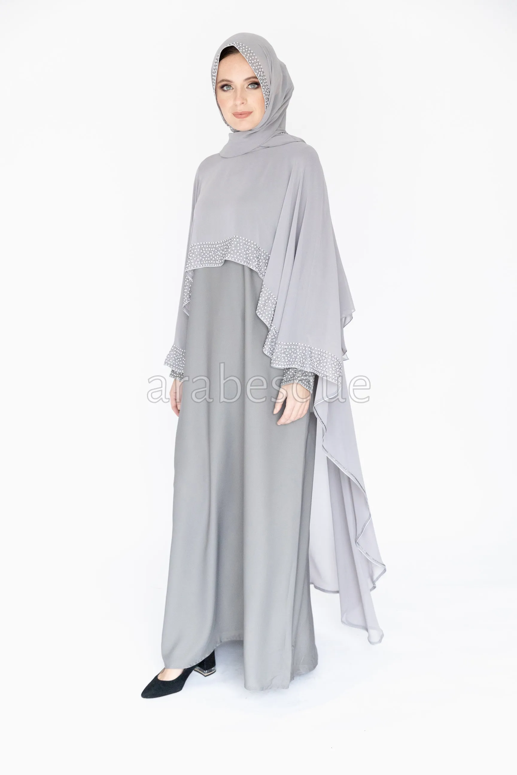 Mena Grey Abaya