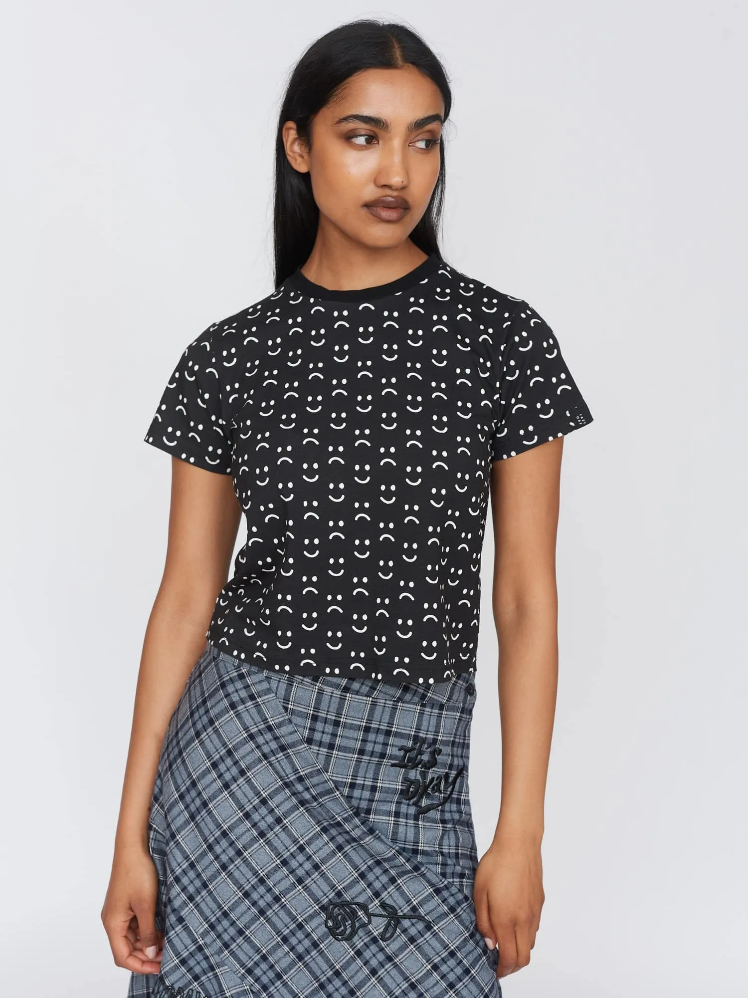 Mini Happy Sad Fitted Tee