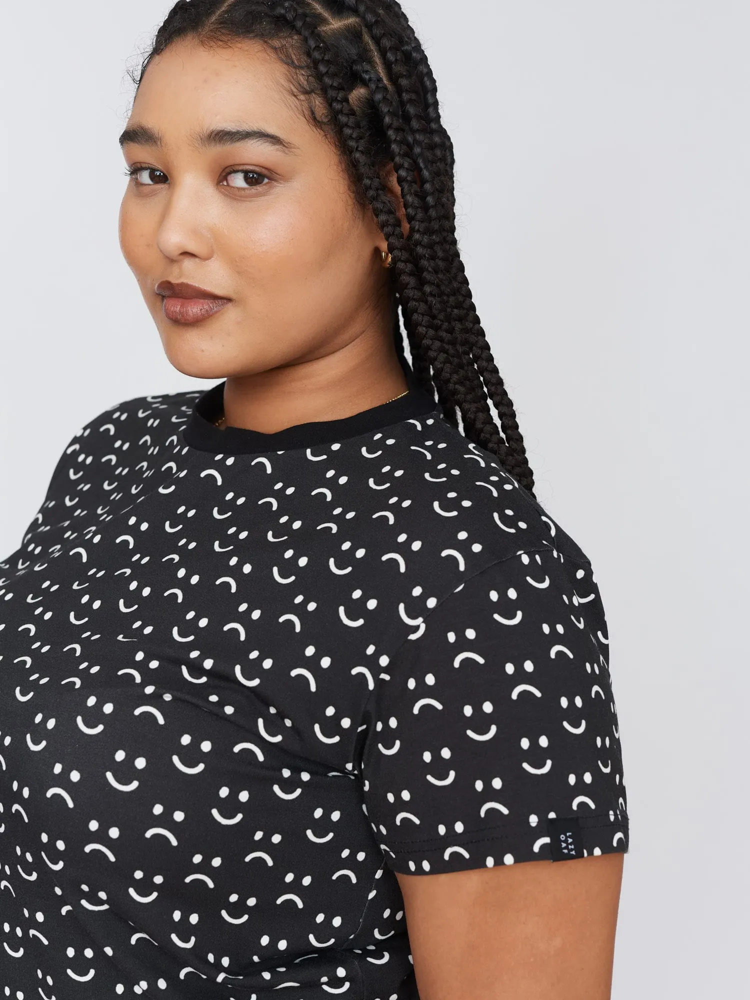 Mini Happy Sad Fitted Tee
