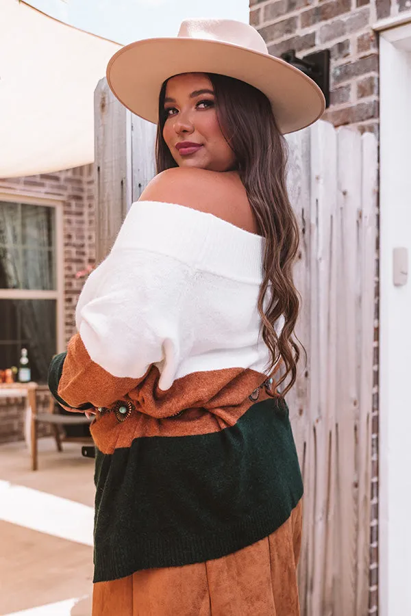 Mountain Top Resort Shift Sweater    Curves