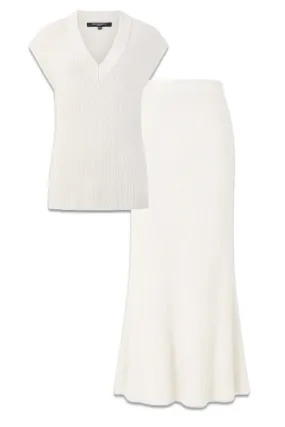 Nariko Rib Knit Vest & Maxi Skirt