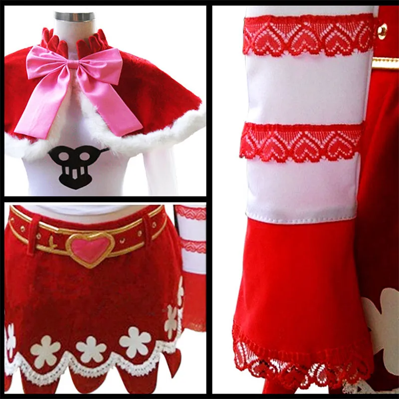 One Piece Perona Cosplay Costume Anime Princess Mononoke Dress Halloween Christmas Party Suit