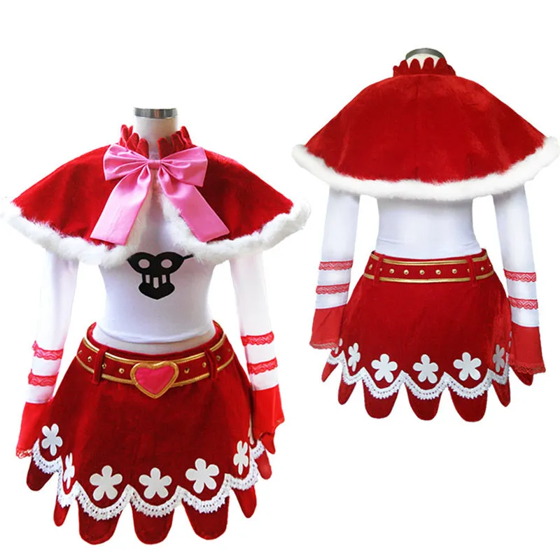 One Piece Perona Cosplay Costume Anime Princess Mononoke Dress Halloween Christmas Party Suit