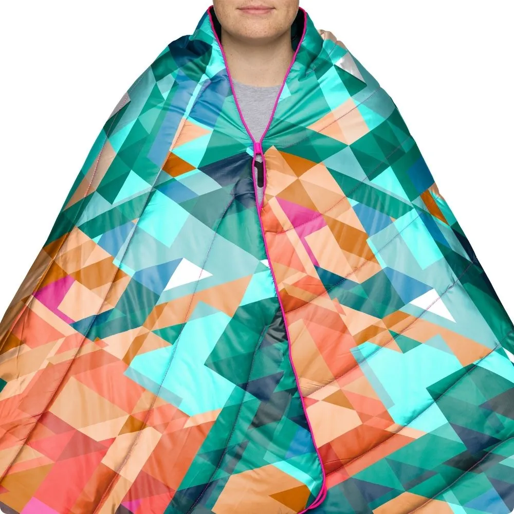 Original Puffy Blanket - Geo Cool