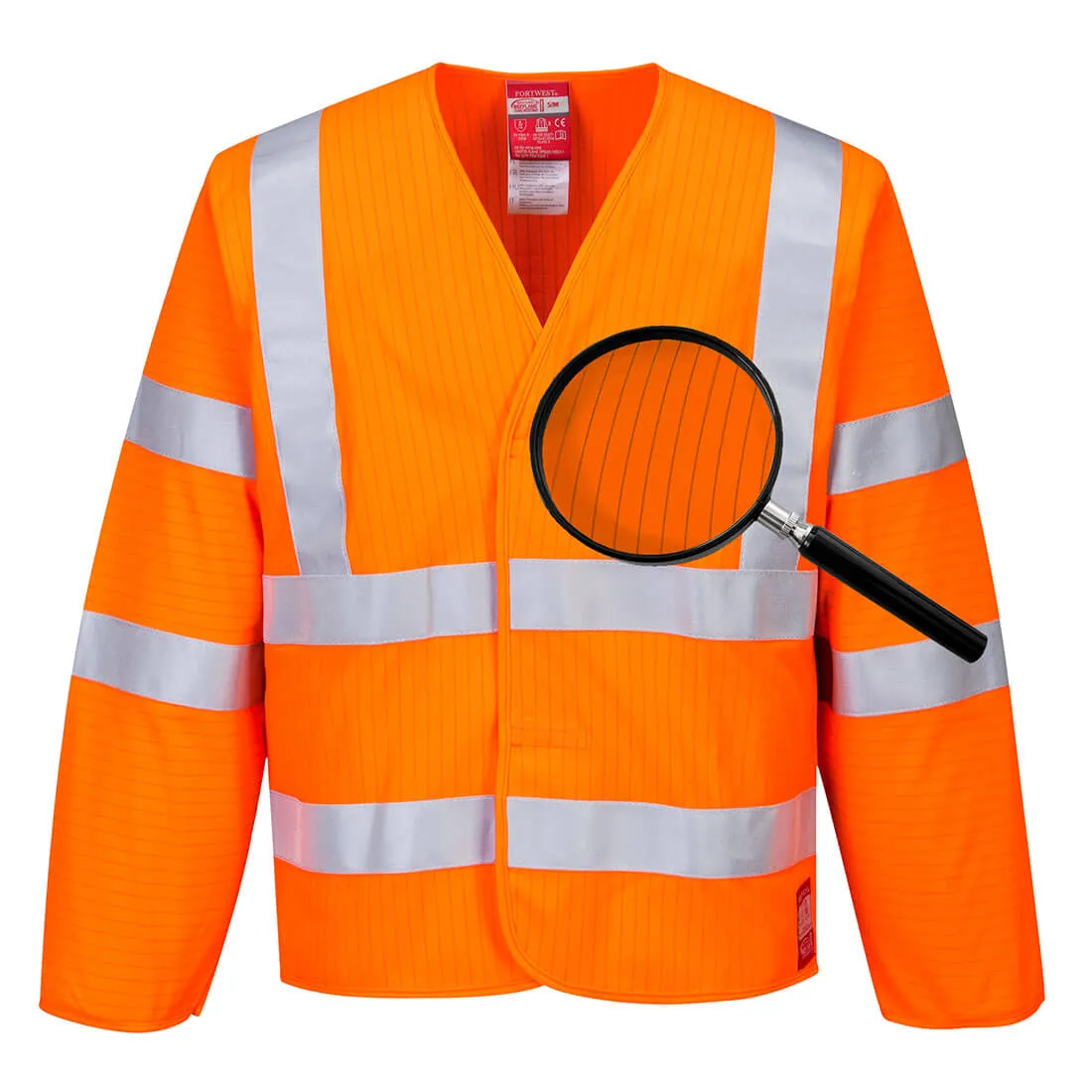 Portwest FR85 Hi Vis Anti Static Jacket - Flame Resistant