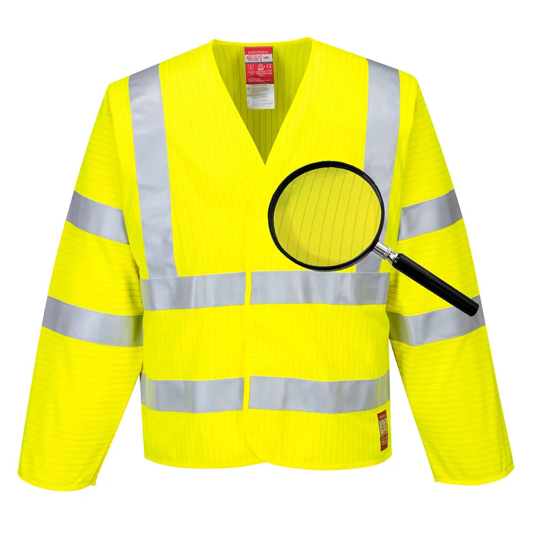 Portwest FR85 Hi Vis Anti Static Jacket - Flame Resistant