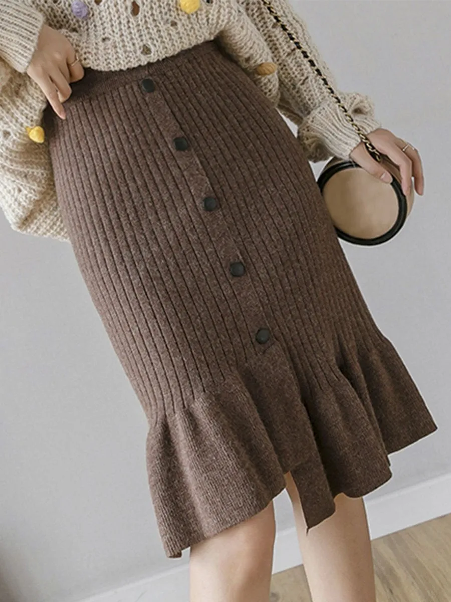 Show Off Sweater Skirt - Multicolor