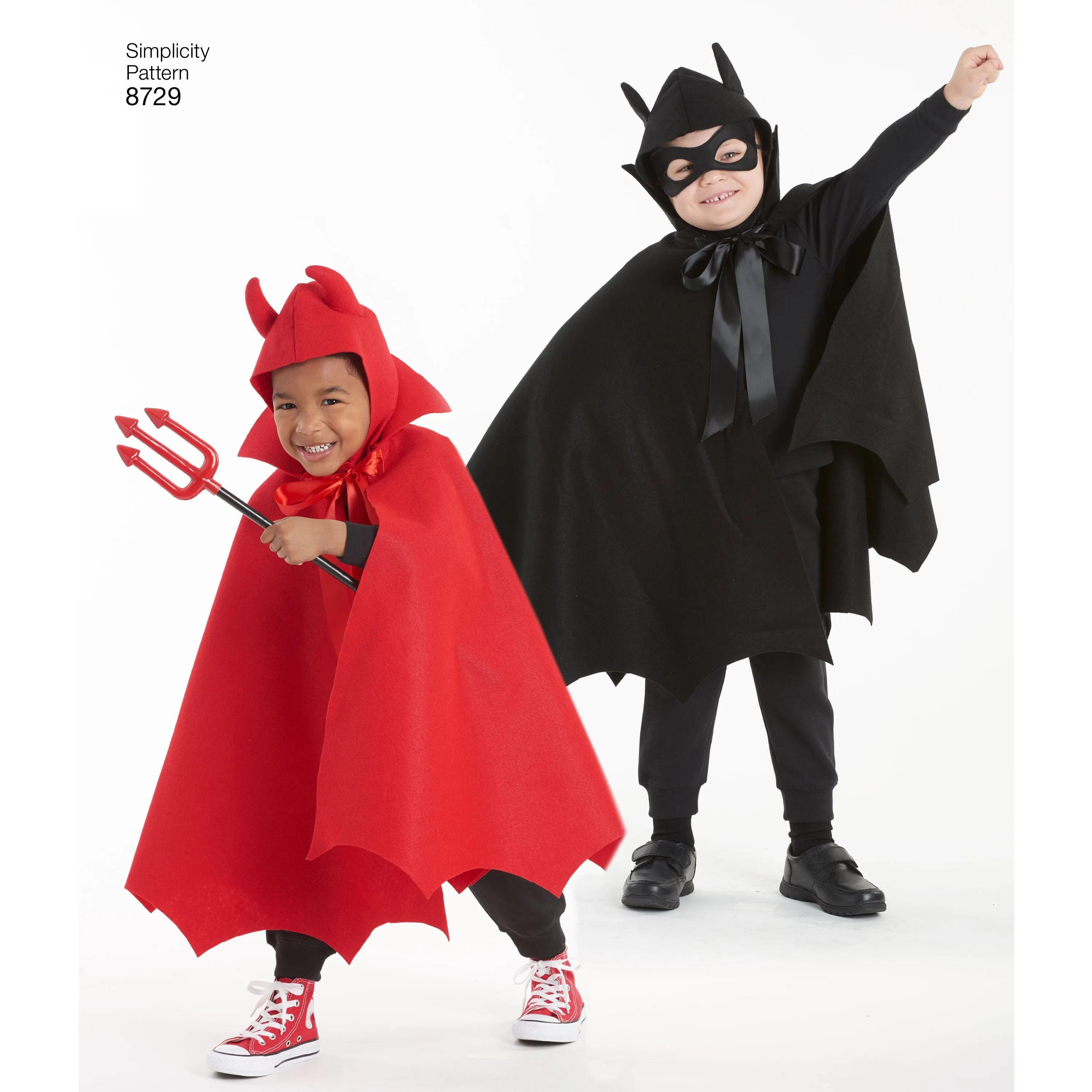 Simplicity Pattern 8729 Child's Cape Costumes