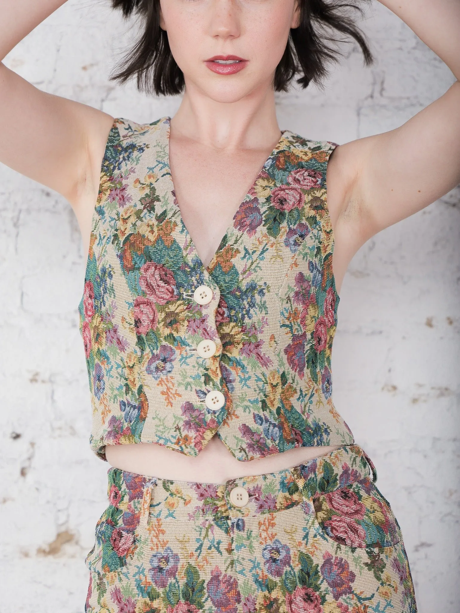Sonny Vintage Floral Vest