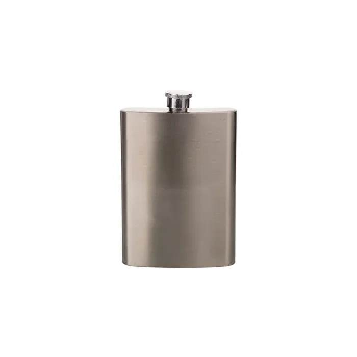 SUBLIMATION SILVER 8OZ STAINLESS STEEL FLASK