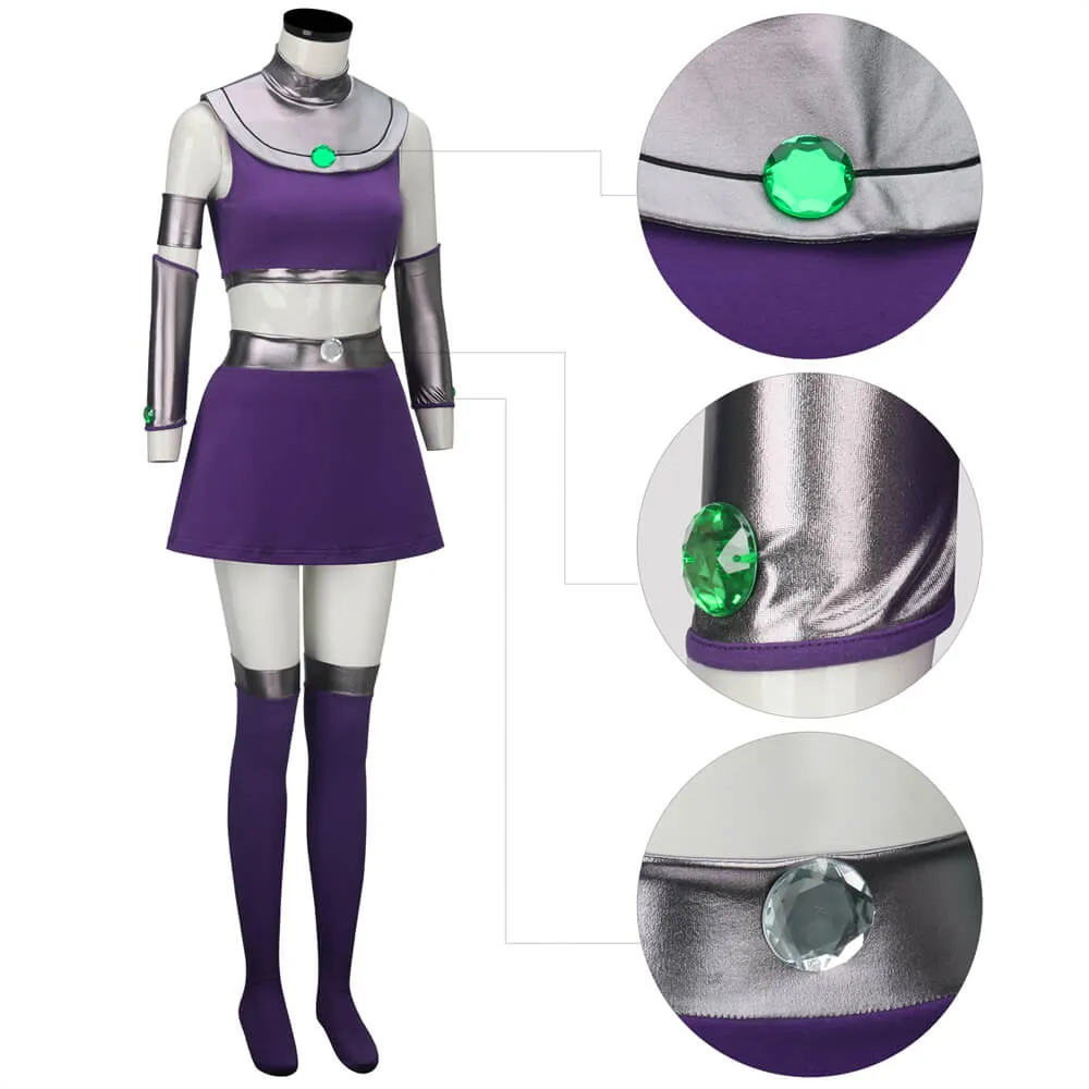 Teen Titans Starfire Princess Koriand'r Cosplay Costume