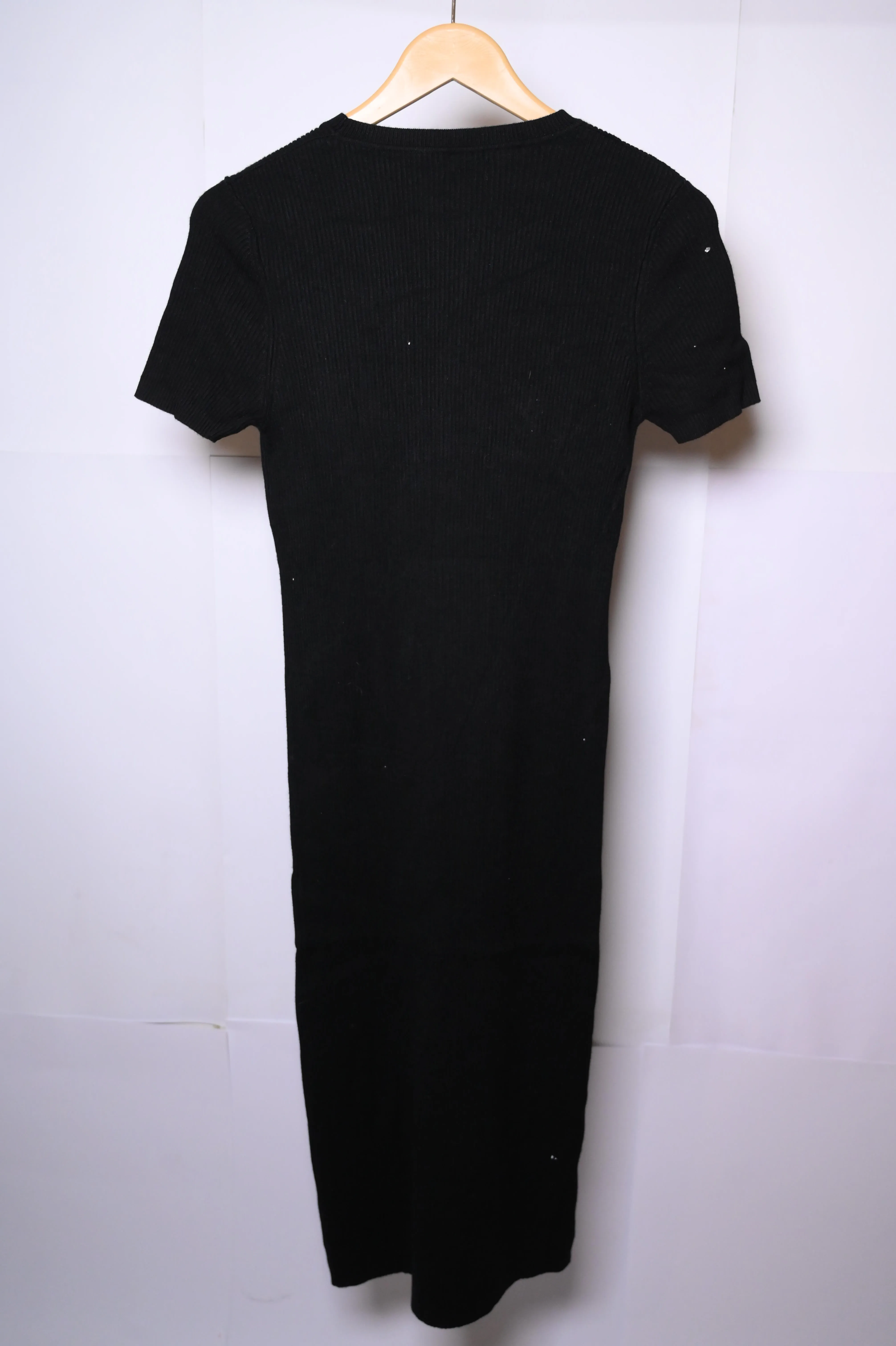 Thriftyfy Black Bodycon Dress - Small