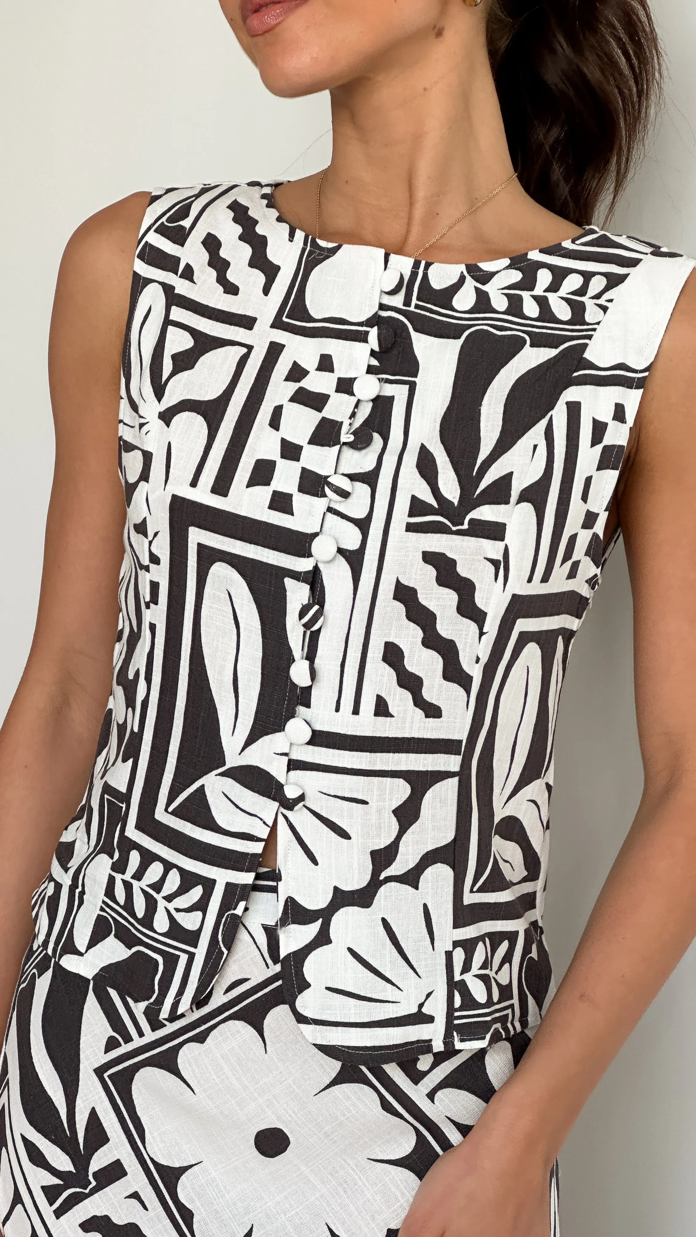 Trinity Vest - Laie Floral