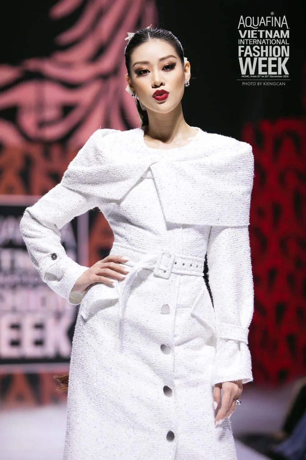 Walker Cape Shoulder Dress